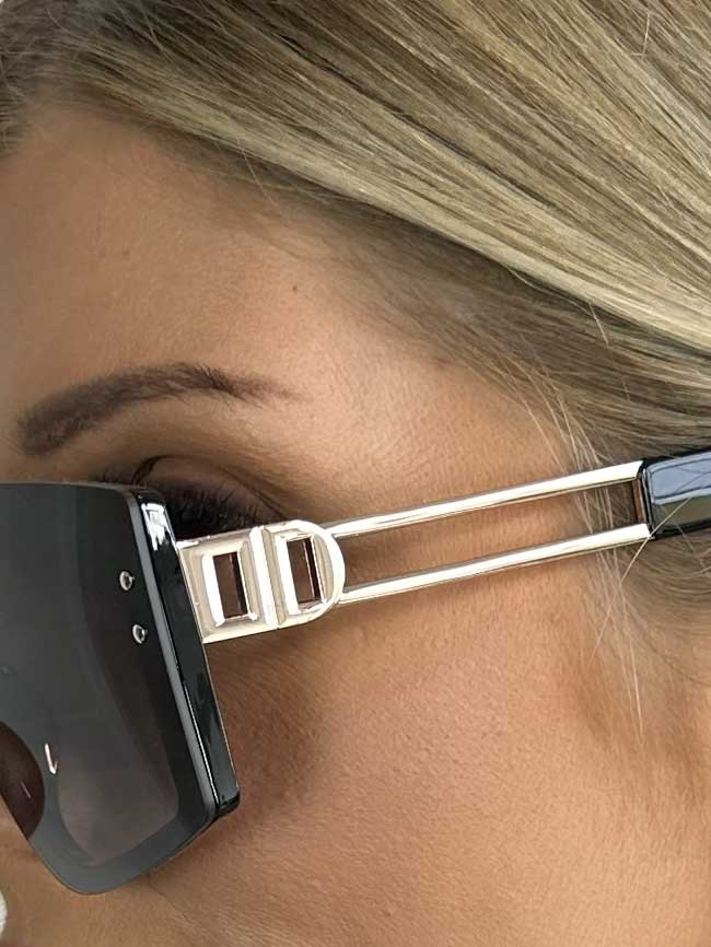 Carolin - Seje solbriller med guldstel